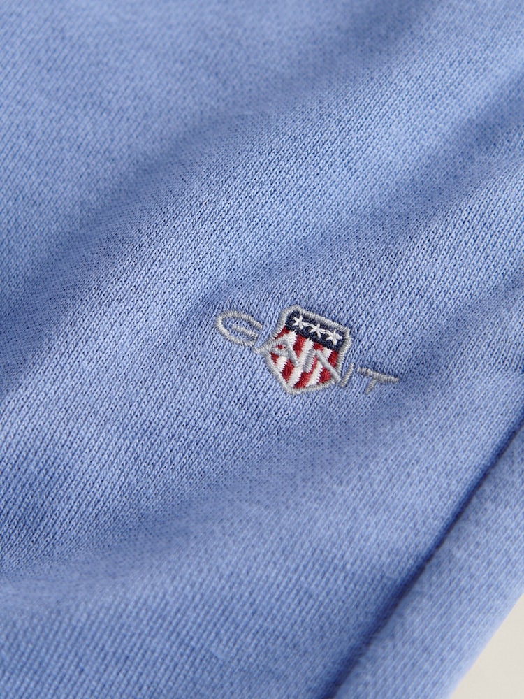 Μπλε - Σετ GANT Shield Full Zip Φούτερ με κουκούλα, Κοντομάνικο μπλουζάκι & Sweat Short - Εικόνα 6 από 6 Μπλε - Σετ GANT Shield Full Zip Φούτερ με κουκούλα, Κοντομάνικο μπλουζάκι & Sweat Short - Εικόνα 6 από 6