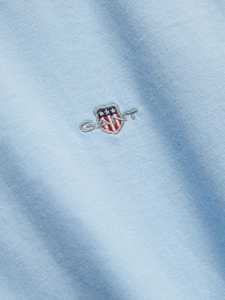 GANT Blue Shield Short Sleeve T-Shirt - Image 2 of 2 GANT Blue Shield Short Sleeve T-Shirt - Image 2 of 2