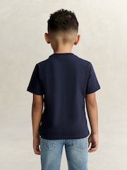 GANT Blue Archive Shield Short Sleeve T-Shirt - Image 2 of 7