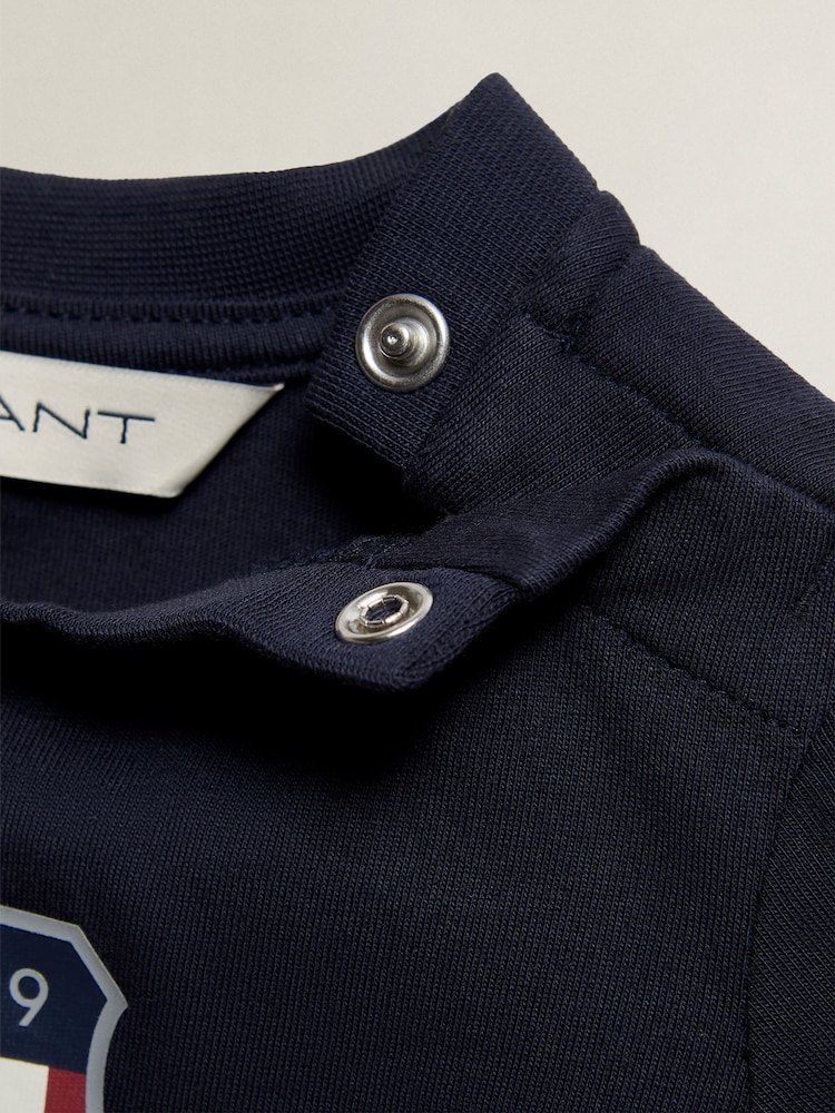 GANT Blue Archive Shield Short Sleeve T-Shirt - Image 7 of 7 GANT Blue Archive Shield Short Sleeve T-Shirt - Image 7 of 7