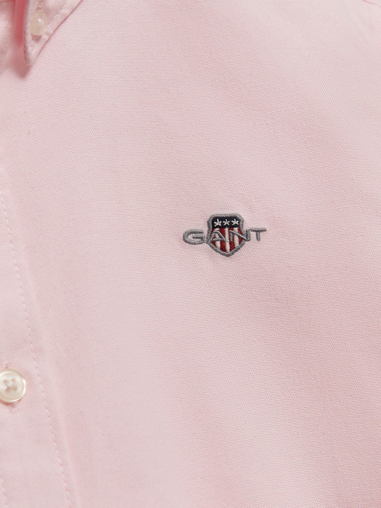 GANT Pink Shield Oxford Shirt - Image 2 of 2 GANT Pink Shield Oxford Shirt - Image 2 of 2