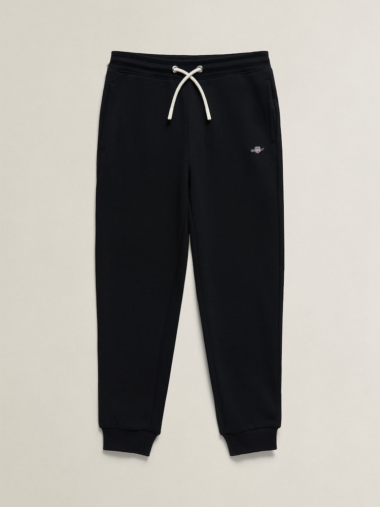 GANT Black Shield Joggers - Image 1 of 2 GANT Black Shield Joggers - Image 1 of 2