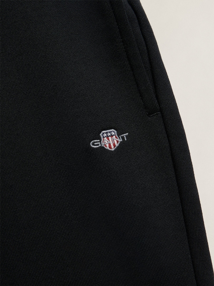 GANT Black Shield Joggers - Image 2 of 2 GANT Black Shield Joggers - Image 2 of 2