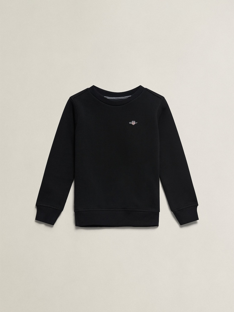 ブラック - GANT シールド クルーネック トレーナー - 画像 1 / 2 ブラック - GANT シールド クルーネック トレーナー - 画像 1 / 2