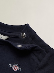 GANT Blue Shield Short Sleeve T-Shirt - Image 3 of 3