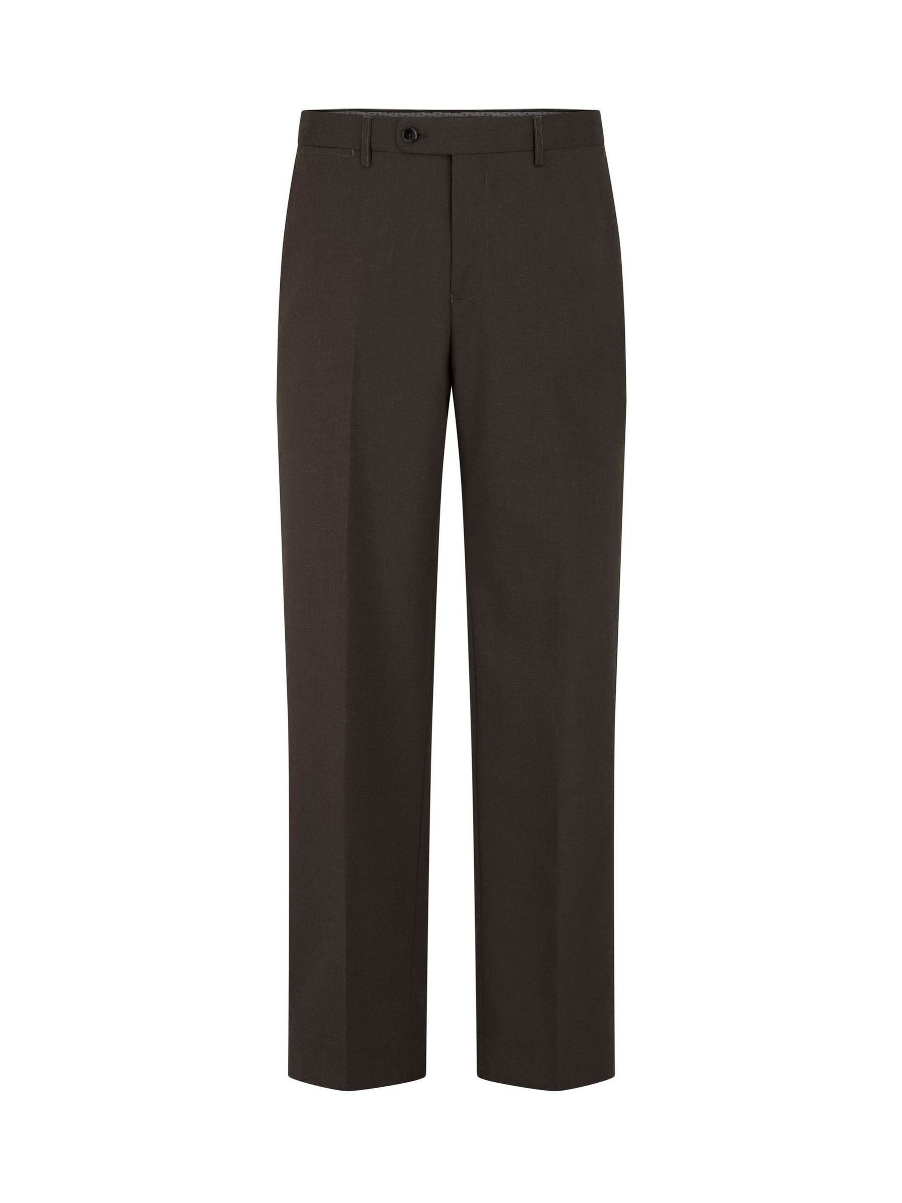 Buy Skopes Brown Corsica Tailored Fit Linen Blend Suit Trousers
