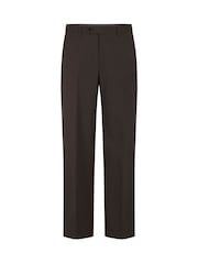 Skopes Brown Corsica Tailored Fit Linen Blend Suit Trousers - Image 4 of 4