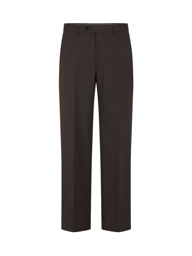 Skopes Brown Corsica Tailored Fit Linen Blend Suit Trousers - Image 4 of 4