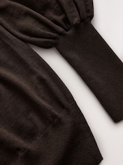 CERENE Eliza Brown Contrast Lace Jumper - Image 10 of 11