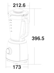 Cream Malvern Hamish Blender - Image 2 of 2