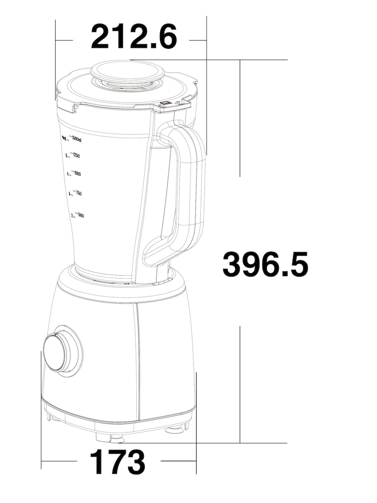 Cream Malvern Hamish Blender - Image 2 of 2
