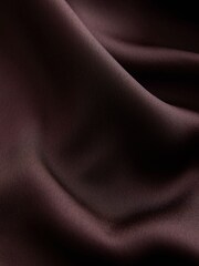 CERENE Bridget Burgundy Satin Scarf Detail Knitted Back Blouse - Image 6 of 9