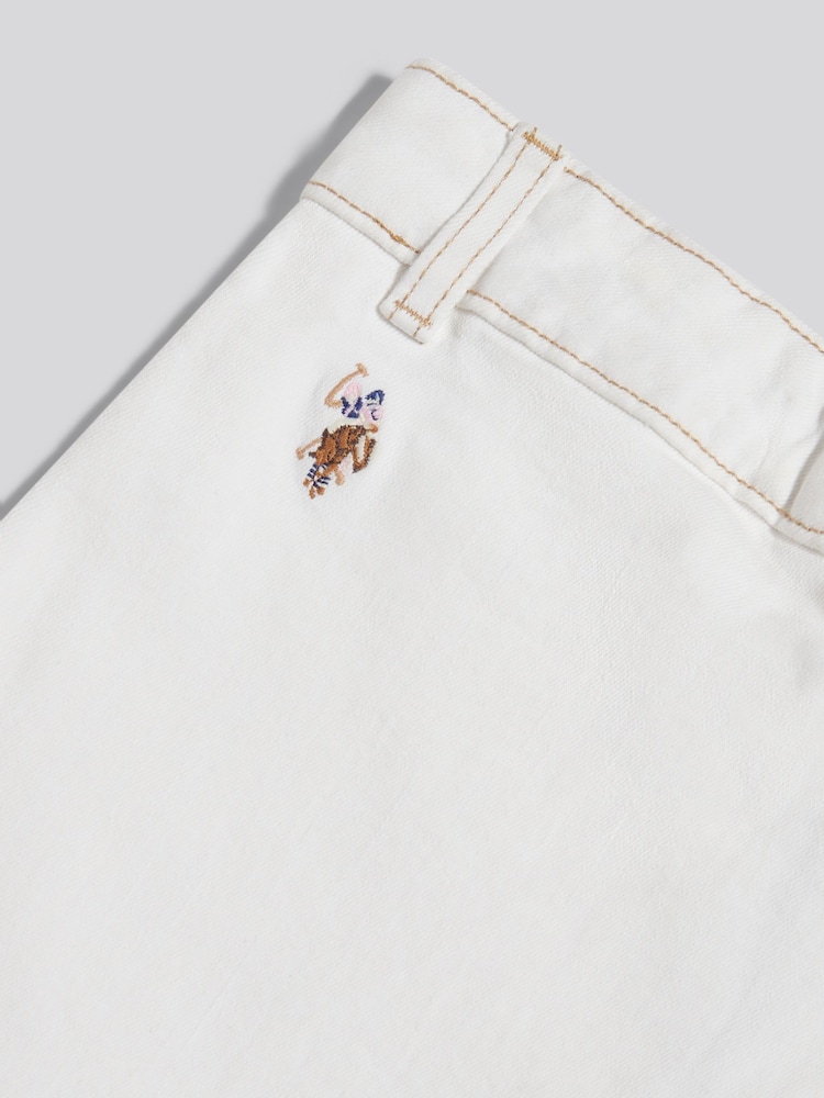 U.S. Polo Assn White Twill Skort - Image 3 of 3