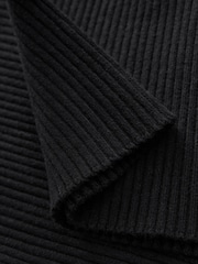 CERENE Eden Black Contrast Lace Panel And Cuff Jumper - Image 9 of 11