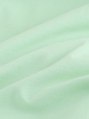 Aqua Green Regular Fit Essential Crew Neck Cotton T-Shirt - Image 7 of 7