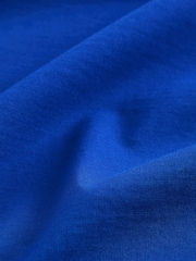 Cobalt Blue Regular Fit Essential Crew Neck Cotton T-Shirt - Image 7 of 7