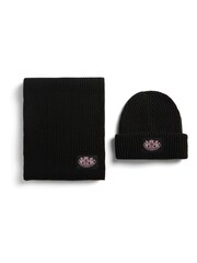 Juicy Couture Black Crest Scarf/Beanie Set - Image 2 of 2