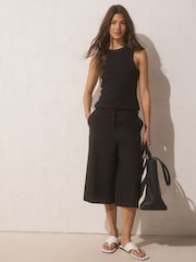 Chocolate Brown Toe Thong Footbed Sandals With Hardware - Image 4 of 5