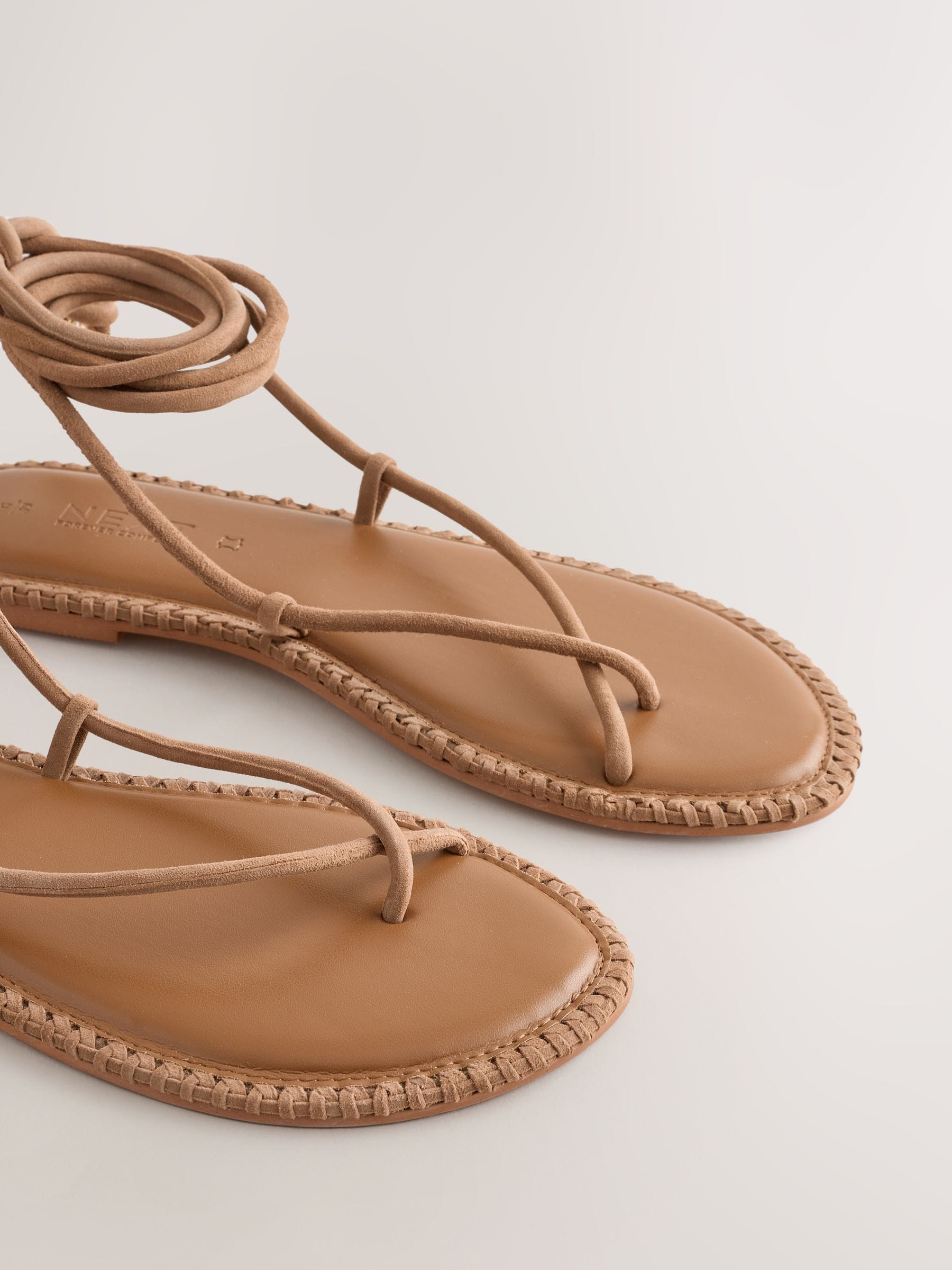Buy Tan Brown Forever Comfort® Wrap Sandals from Next USA