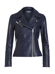 Chaqueta motera de cuero de Sosandar - Imagen 4 de 4