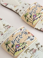 Bone Forever Comfort® Printed Mule Sandals - Image 8 of 10