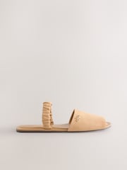 大地色／黃褐色 - 繫帶涼鞋 - 圖片 3/5