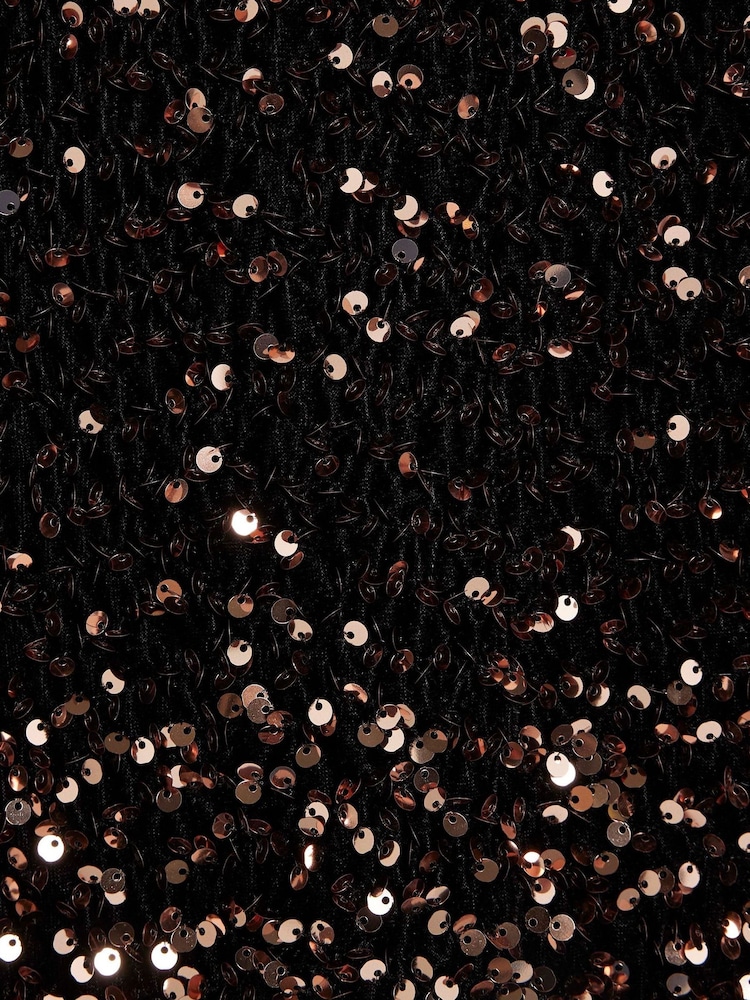 River Island Sequin Bow Dress - صورة 4 من 4 River Island Sequin Bow Dress - صورة 4 من 4