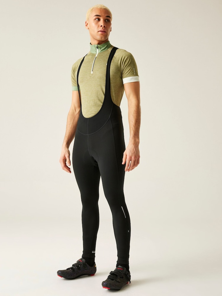 Dare 2b AEP Virtuous Bibbed Cycle Black Tights - Image 1 of 7 Dare 2b AEP Virtuous Bibbed Cycle Black Tights - Image 1 of 7