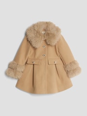 River Island Longline Wool Coat - Imagem 1 de 1