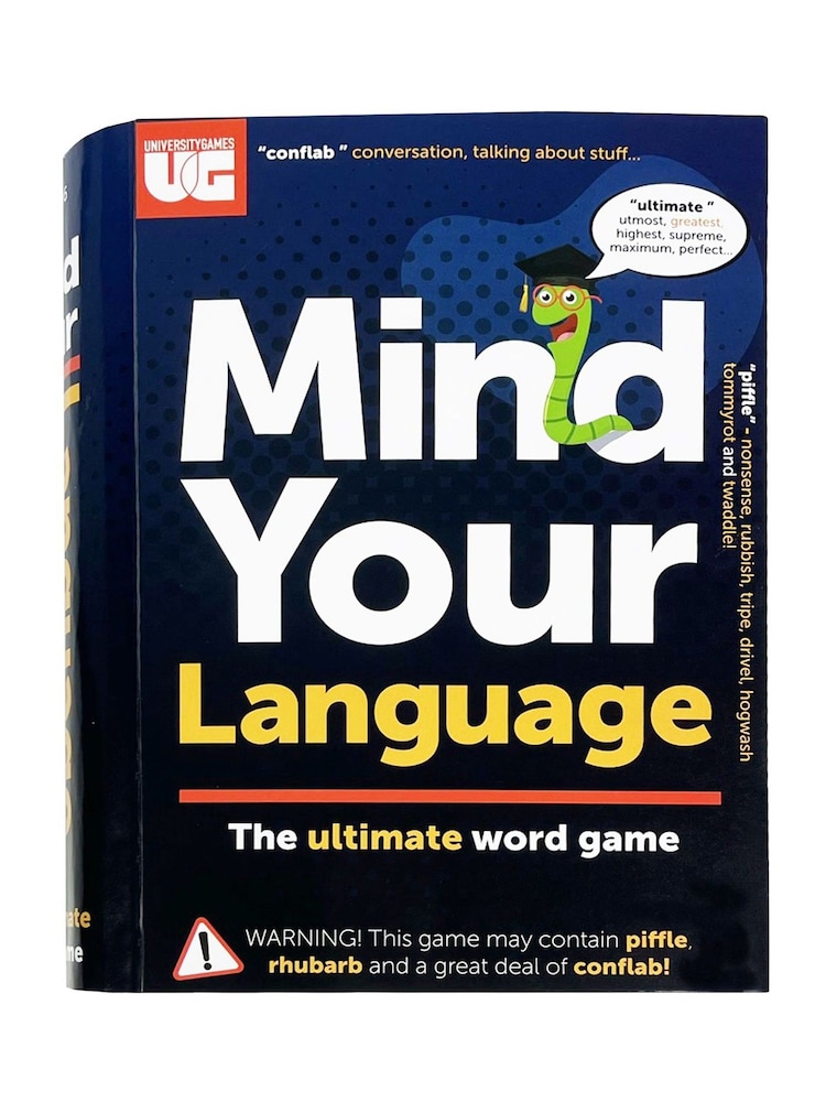 University Games Blue Mind Your Language Board Game - Image 1 of 3 University Games Blue Mind Your Language Board Game - Image 1 of 3