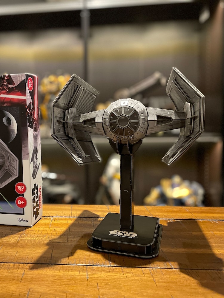 University Games Grey Star Wars Imperial TIE Advanced x1 Fighter - Image 3 of 3 University Games Grey Star Wars Imperial TIE Advanced x1 Fighter - Image 3 of 3