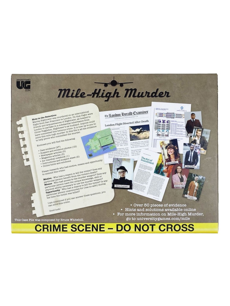 University Games Natural Murder Mystery Case Files - Mile-High Murder - Image 2 of 3 University Games Natural Murder Mystery Case Files - Mile-High Murder - Image 2 of 3