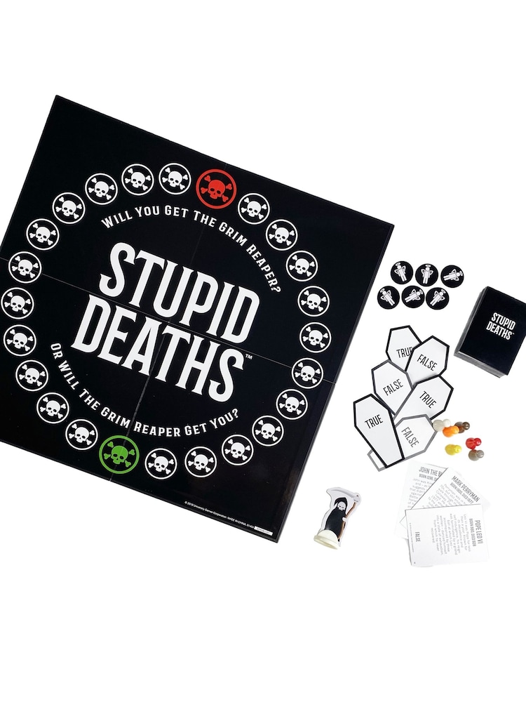 University Games Grey Stupid Deaths Board Game - Image 4 of 4 University Games Grey Stupid Deaths Board Game - Image 4 of 4