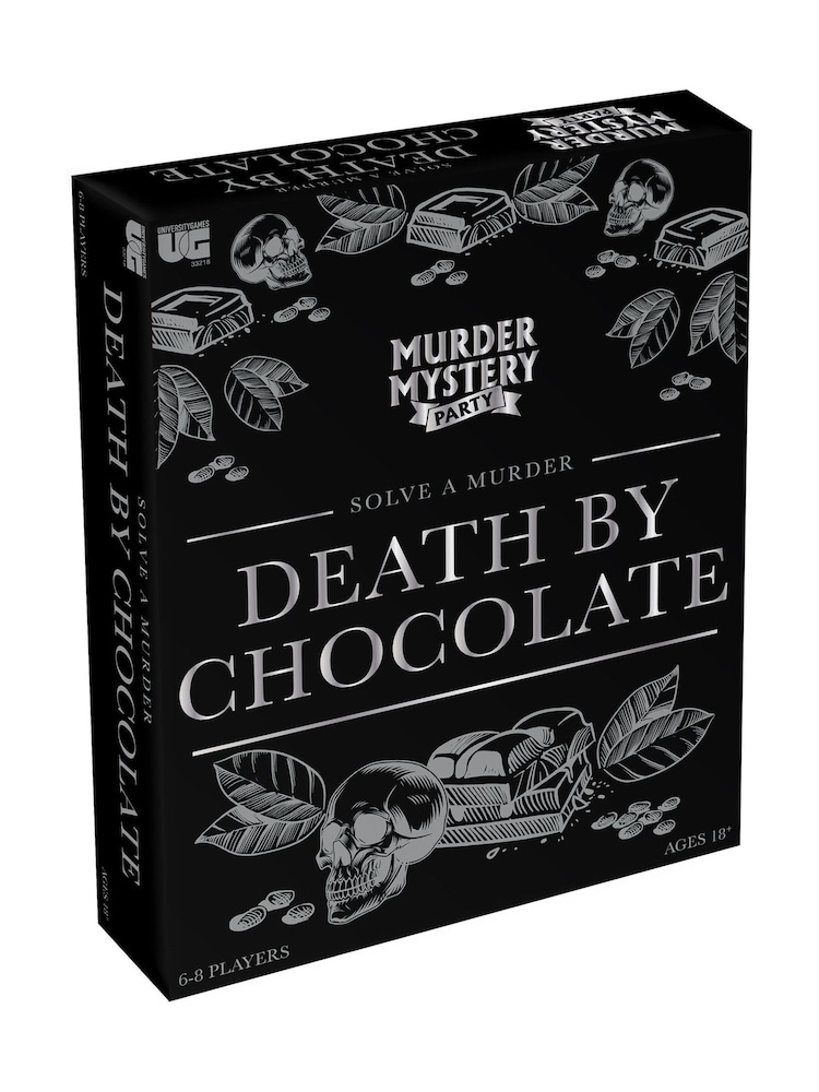 University Games Black Murder Mystery Dinner Party - Death by Chocolate - Image 1 of 3 University Games Black Murder Mystery Dinner Party - Death by Chocolate - Image 1 of 3