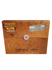 University Games Brown Murder Mystery Party Underwood Cellars Case Files - Image 1 of 5