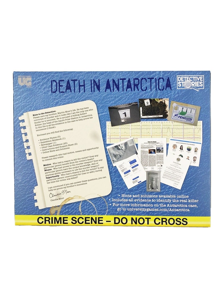 University Games Blue Murder Mystery Case Files - Death in Antarctica - Image 2 of 3 University Games Blue Murder Mystery Case Files - Death in Antarctica - Image 2 of 3