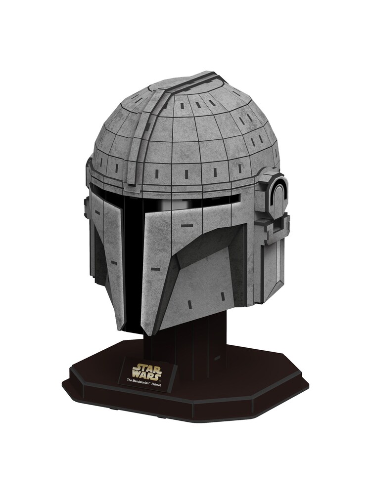 University Games Grey Star Wars: The Mandalorian's Helmet - Image 2 of 3 University Games Grey Star Wars: The Mandalorian's Helmet - Image 2 of 3