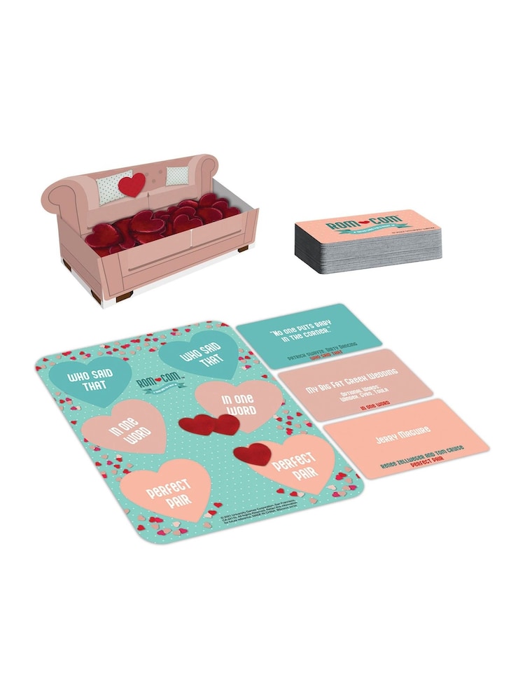 University Games Pink Rom Com Trivia Game - Image 2 of 6 University Games Pink Rom Com Trivia Game - Image 2 of 6