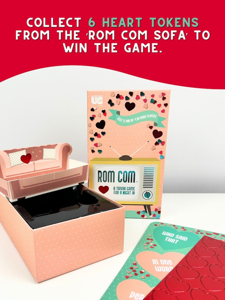 University Games Pink Rom Com Trivia Game - Image 6 of 6 University Games Pink Rom Com Trivia Game - Image 6 of 6