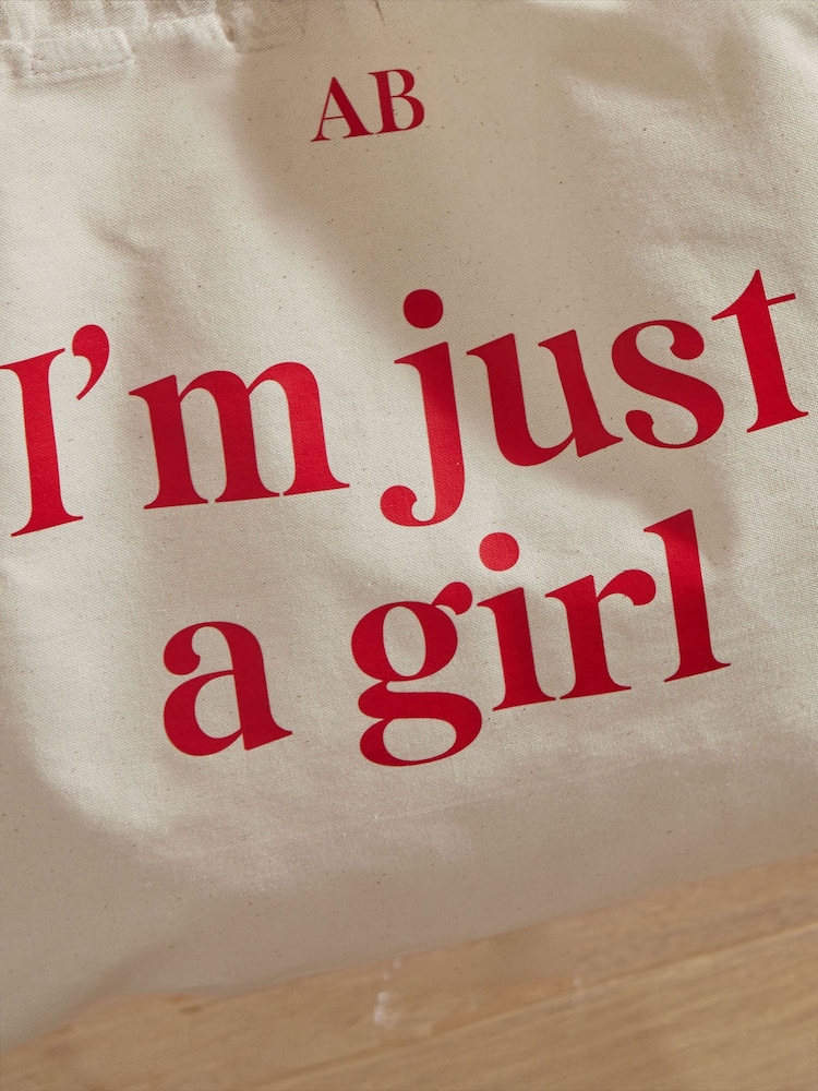 Made Yours Personalised Customisable Slogan Cotton Tote Bag - Image 2 of 2 Made Yours Personalised Customisable Slogan Cotton Tote Bag - Image 2 of 2