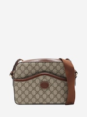 Gucci GG Supreme Small Messenger Brown Bag - Image 1 of 10