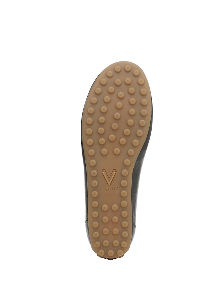 Vionic Black Taryn Wide Fit Arch Support Loafers - Image 7 of 7 Vionic Black Taryn Wide Fit Arch Support Loafers - Image 7 of 7