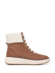 Vionic Brown Olympia Regular Fit Arch Support Lace-Up Boots - Image 1 of 6