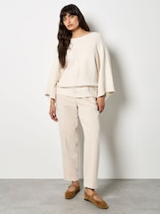 Apricot Natural Oversized Cape Jumper - Image 1 of 4