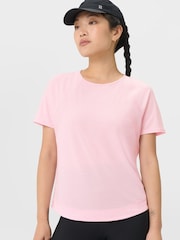 Sweaty Betty Pink Breathe Easy Mesh T-Shirt - Image 4 of 7