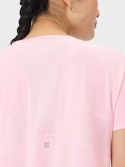 Sweaty Betty Pink Breathe Easy Mesh T-Shirt - Image 6 of 7