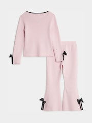 River Island langermet sløyfe-topp og bukser sett - Bilde 2 av 4