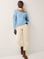 Monsoon Blue Shayla Whipstitch Jumper - Image 3 of 4