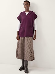 Monsoon Red Holly Hooded Knitted Vest - Image 2 of 4