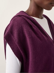 Monsoon Red Holly Hooded Knitted Vest - Image 4 of 4